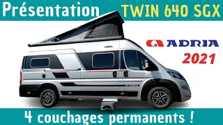 L'EXCELLENCE DU FOURGON  - Présentation ADRIA TWIN SPORT 640 SGX"Modèle 2021" *Instant Camping-Car*