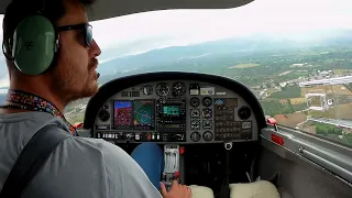 Short Approach and Quick Landing with Diamond DA-20