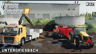 KUBOTA KX713 | Public Works and Farming | Untergriesbach | Farming Simulator 19 | Episode 02