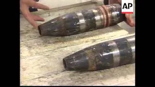 UKRAINE: ARTILLERY SHELLS TO BE TURNED INTO CONSUMER GOODS