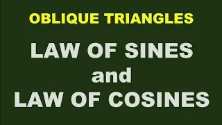 Laws of sines and cosines explained with examples and test || Sir Mathigo