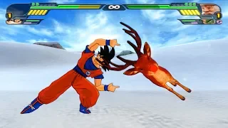 Goku and Rudolph The Red Nosed Reindeer FUSION | Godolph | DBZ Tenkaichi 3 (MOD)