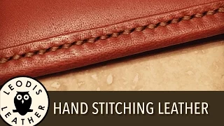 Hand Stitching Leather