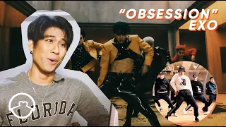 Performer React to EXO "Obsession" Dance Practice + MV