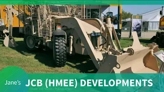JCB's High Mobility Engineer Excavator (HMEE) and range of military vehicles (AUSA 2018)