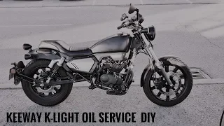 DIY - OIL SERVICE KEEWAY K-LIGHT 125