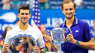 Теннис. Даниил Медведев победил Новака Джоковича в финале US Open и взял свой первый Шлем в карьере.