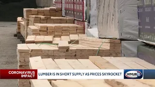 Supply constraints send lumber prices skyrocketing