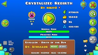 Crystalized Rebirth Geometry Dash (Best Boss Fight???)