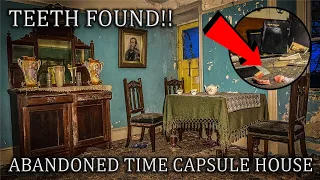 ABANDONED HOUSE OF A SOLDIER! - We Found His TEETH!! (Everything Left Untouched)