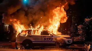 *RAW* FDNY & NYPD Battle Fires and Violent Protestors During 5/30 NYC Riots