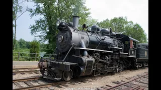 Riding and Railfanning the Essex Steam Train (and a CSX Track Inspection train with SP Coach!