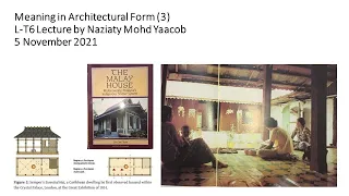 Meaning in Architectural Form (3)  [L-T6 Arch Theory S1 2021-22] Recorded