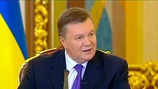 Ukraine's Yanukovych explains Russia and EU ties status, criticises Western politicians