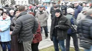 Антифашистский митинг в Херсоне 1 марта 2014 г.