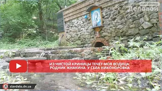 Из чистой криницы течет моя водица родник Жнакина  у села Никоноровка