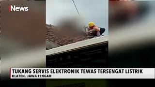 Tukang Servis Elektronik Tewas Tersengat Listrik, Jawa Tengah - iNews Malam 10/10