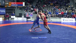 Repechage GR - 63 kg: M. MIHUT (ROU) v. M. GARIPOV (RUS)