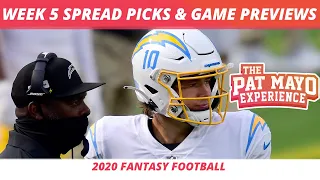 2020 Week 5 Picks Against The Spread, NFL Game Previews, 2020 Shriners Open Bets, Sports Cards