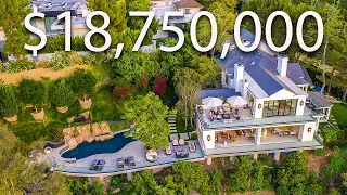 Touring A $18,750,000 Bel Air MEGA MANSION With INDOOR TREEHOUSE