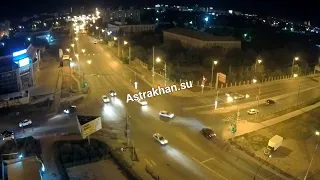 Авария при повороте с улицы Николая Островского на Магнитогорскую