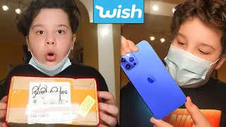 AM PRIMIT UN IPHONE 12 FAKE DE PE WISH INTR-UN COLET SECRET !! UNBOXING