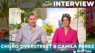 "You gotta love a good love triangle": Acapulco's Chord Overstreet & Camila Perez talk fan reactions