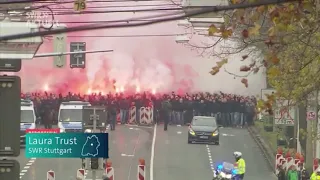 VfB vs KSC 2.Bundesliga Ausschreitungen