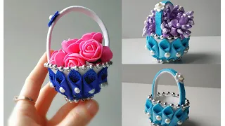 Простая идея Как сделать корзинку из фоамирана своими руками | Beautiful basket from foam sheet