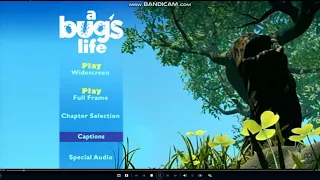 A Bug's Life 2003 DVD Main Menu Walkthrough