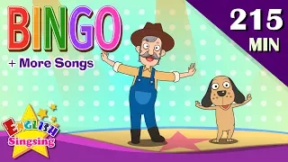 BINGO + More Animal Songs | Top 50 Nursery Rhymes with lyrics | English kids video