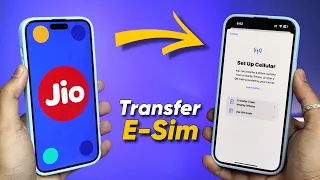 Transfer Jio eSim from iPhone to iPhone