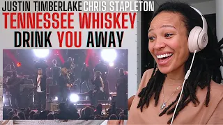 Justin Timberlake & Chris Stapleton - Tennessee Whiskey/Drink You Away (CMA 2015) [REACTION]