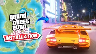 GTA Vice City Remastered With Next - Gen Graphics | Vice Cry Installation | GTA 5 PC MOD!