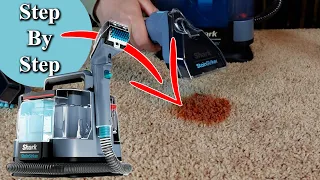 How to Use the Shark Stain Striker Portable Carpet Cleaner