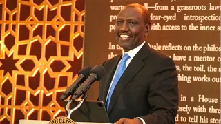 HOT!! PRESIDENT RUTO'S SPEECH AT ADEN DUALE BOOK LAUNCH!!