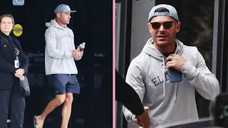 Zac Efron Caught In Casual in a Hoodie and Shorts in LA After a Lonley Solo Trip in Mexico