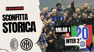 ABBIAMO TOCCATO IL FONDO (FORSE) | LIVE REACTION MILAN 1-2 INTER | Serie A | AC Milan Addicted 🔴⚫️