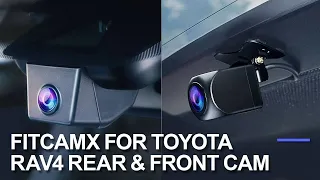 Fitcamx Rear & Front Cam For Toyota RAV4