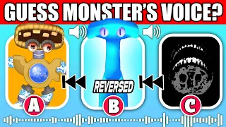 Guess the MONSTER'S VOICE but its REVERSED (RAINBOW FRIENDS, ROBLOX DOORS, GARTEN OF BANBAN & MSM)