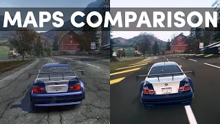 NFS Most Wanted 2005 vs. NFS Most Wanted 2012 - Rockport City Comparison