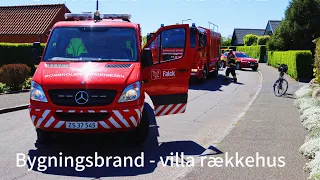 Bygningsbrand - villa - rækkehus ST. NEXØ + RØNNE