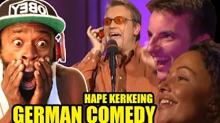 The story Jokes are insane - African Reacts To Hape Kerkeling - Cafe Korten || German Comedy.