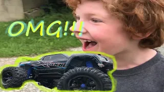 Surprise!! Traxxas X MAXX Reveal with Leopard 1340 KV Motor and 200 AMP ESU
