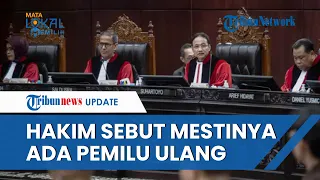 [FULL] 3 Hakim Beda Pendapat soal Putusan MK, Singgung Politisasi Bansos hingga Minta Pemilu Ulang