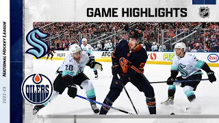 Kraken @ Oilers 1/3 | NHL Highlights 2023