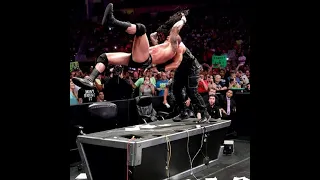 Randy Orton RKOs Through The Announce Table