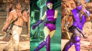 MK11 All Characters Dance like The Joker (The Joker Intro 1)