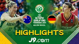Australia books World Cup berth as Opals account for Germany | J9 Highlights | FIBA Women's OQT 2024