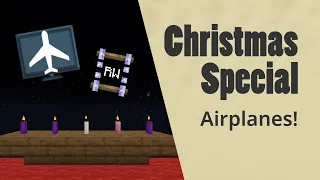 AUTOMATED AIRPLANES in Minecraft? Christmas Special - Quick Tutorial